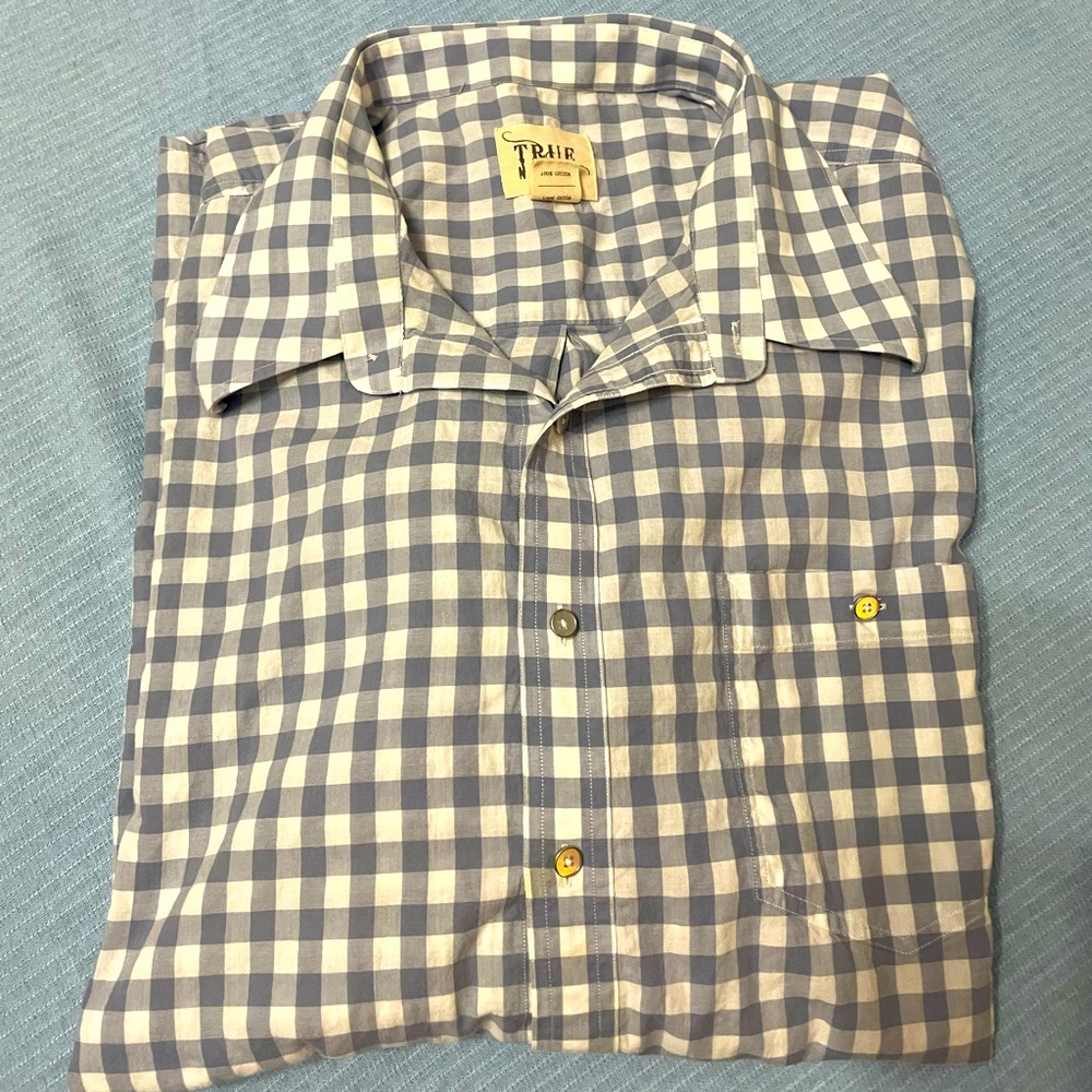True Nation powder blue shirt